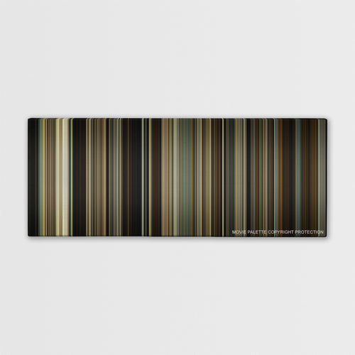 Zodiac color palette canvas print: thousands of thin vertical stripes of color