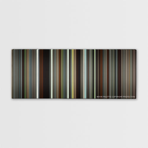 The Favourite color palette canvas print: thousands of thin vertical stripes of color