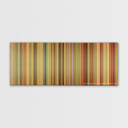 Amelie color palette canvas print: thousands of thin vertical stripes of color