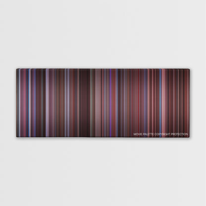 Secretary color palette canvas print: thousands of thin vertical stripes of color