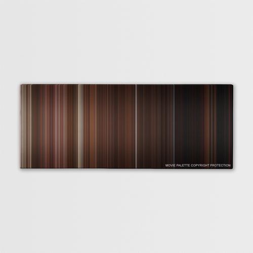 The Man from Earth color palette canvas print: thousands of thin vertical stripes of color