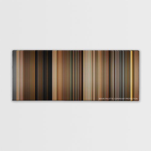 Pineapple Express color palette canvas print: thousands of thin vertical stripes of color