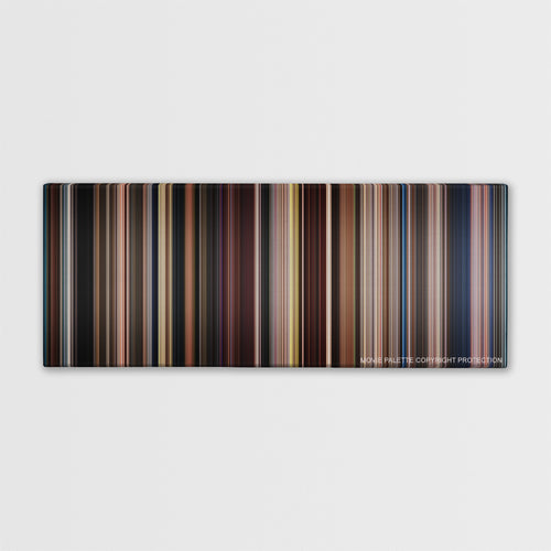 Big Fish color palette canvas print: thousands of thin vertical stripes of color