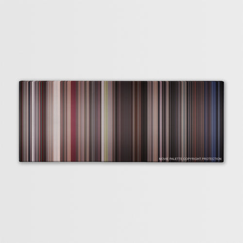 Cape Fear color palette canvas print: thousands of thin vertical stripes of color