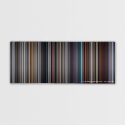 K-PAX color palette canvas print: thousands of thin vertical stripes of color
