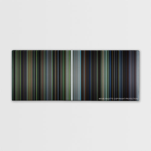 Braveheart color palette canvas print: thousands of thin vertical stripes of color