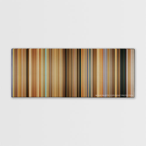 Erin Brockovich color palette canvas print: thousands of thin vertical stripes of color