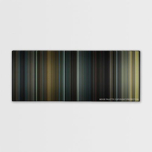 Se7en color palette canvas print: thousands of thin vertical stripes of color