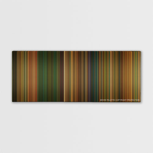 Swordfish color palette canvas print: thousands of thin vertical stripes of color