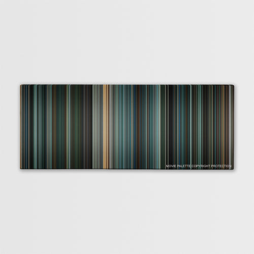 Eagle Eye color palette canvas print: thousands of thin vertical stripes of color