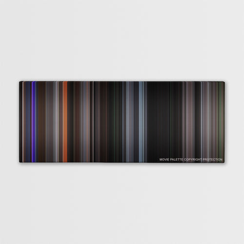 Hostel color palette canvas print: thousands of thin vertical stripes of color