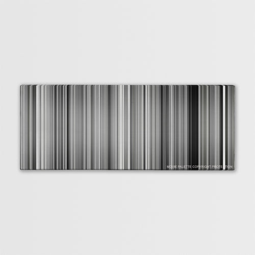 Pi color palette canvas print: thousands of thin vertical stripes of color