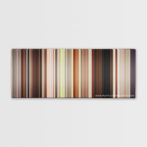 Mike and Dave Need Wedding Dates color palette canvas print: thousands of thin vertical stripes of color