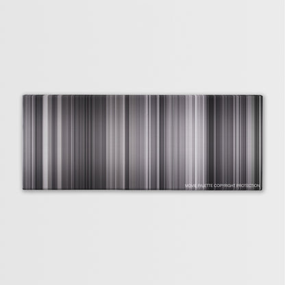 The Killing color palette canvas print: thousands of thin vertical stripes of color