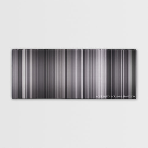 The Killing color palette canvas print: thousands of thin vertical stripes of color