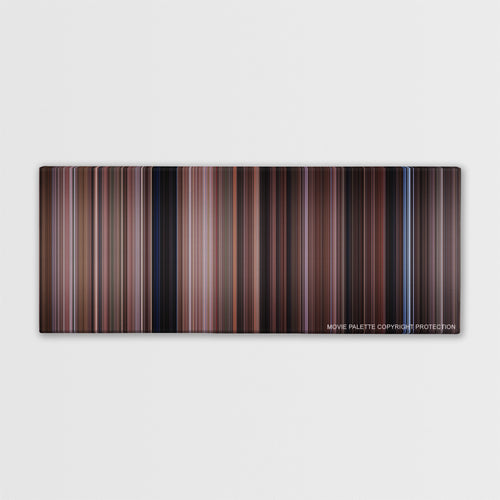 Dead Poets Society color palette canvas print: thousands of thin vertical stripes of color