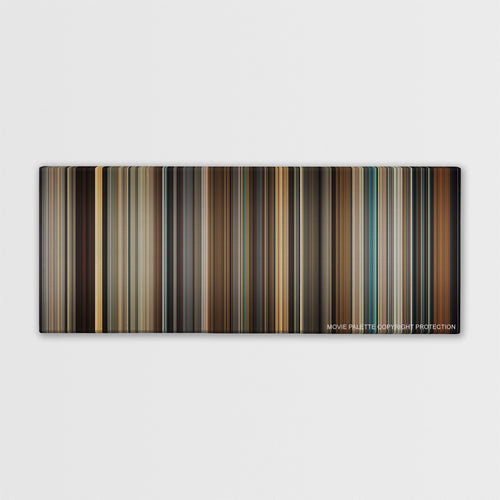 Legend color palette canvas print: thousands of thin vertical stripes of color