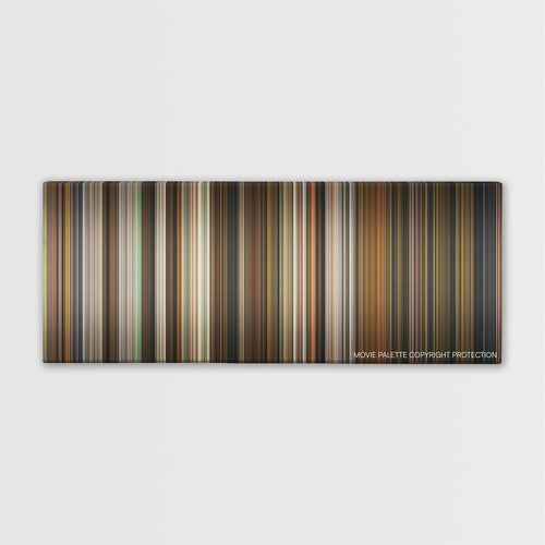 Hide and Seek color palette canvas print: thousands of thin vertical stripes of color
