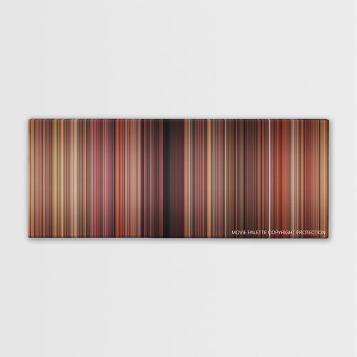 Flipped color palette canvas print: thousands of thin vertical stripes of color