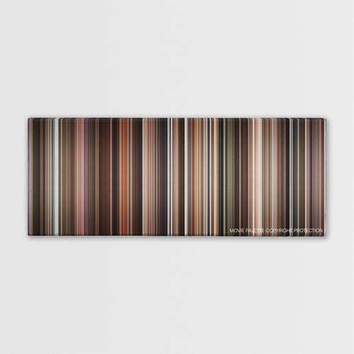 Frida color palette canvas print: thousands of thin vertical stripes of color