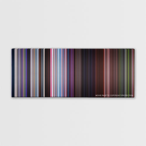 Zoolander color palette canvas print: thousands of thin vertical stripes of color