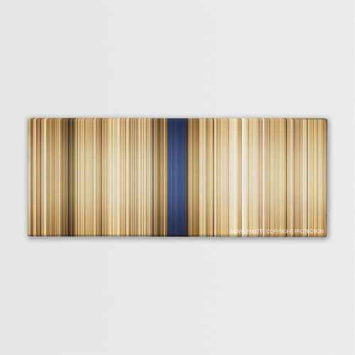 The General color palette canvas print: thousands of thin vertical stripes of color