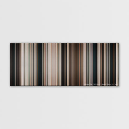 All the President's Men color palette canvas print: thousands of thin vertical stripes of color