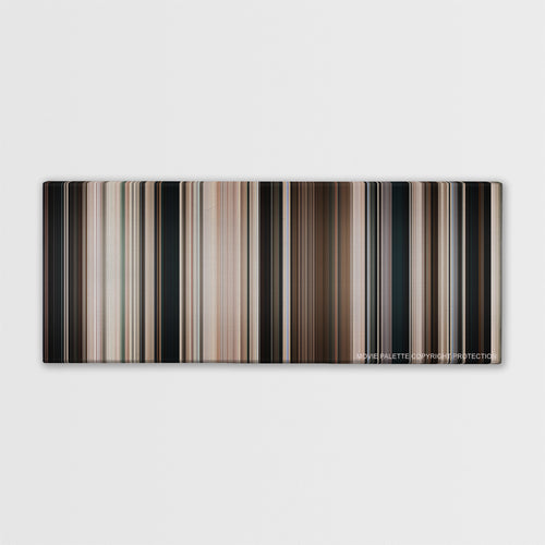 All the President's Men color palette canvas print: thousands of thin vertical stripes of color