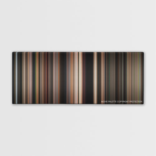Risky Business color palette canvas print: thousands of thin vertical stripes of color