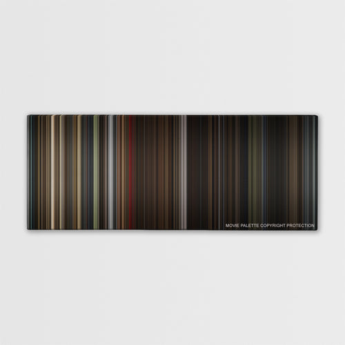 Darkest Hour color palette canvas print: thousands of thin vertical stripes of color