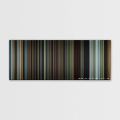 The Twilight Saga: Eclipse color palette canvas print: thousands of thin vertical stripes of color