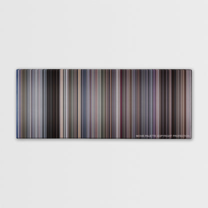 RoboCop color palette canvas print: thousands of thin vertical stripes of color