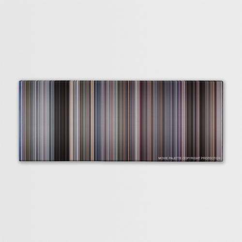 RoboCop color palette canvas print: thousands of thin vertical stripes of color
