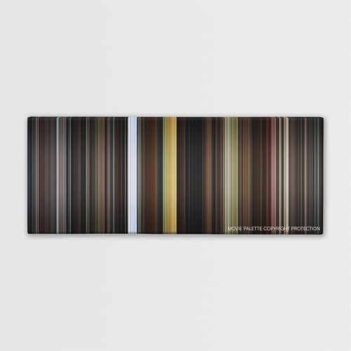 Angel Heart color palette canvas print: thousands of thin vertical stripes of color