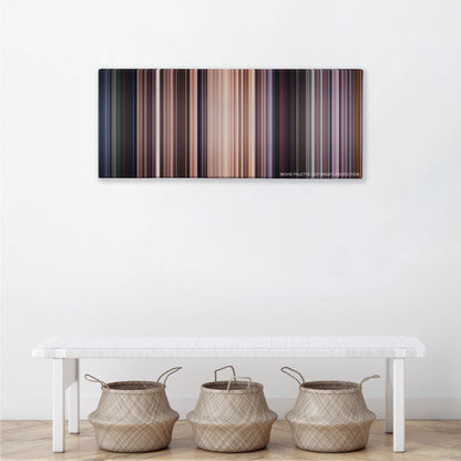 Star Wars: Episode I - The Phantom Menace color palette canvas above a white bench with three woven baskets