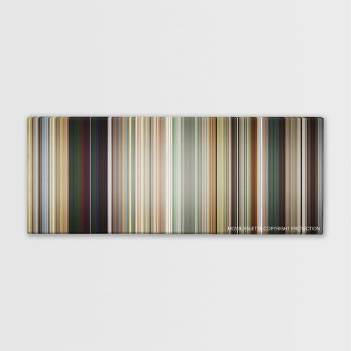 Dope color palette canvas print: thousands of thin vertical stripes of color