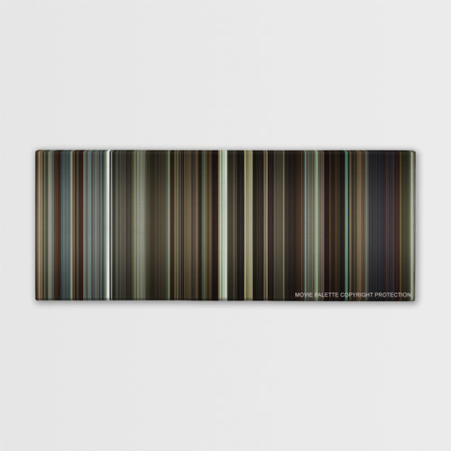 Flight color palette canvas print: thousands of thin vertical stripes of color