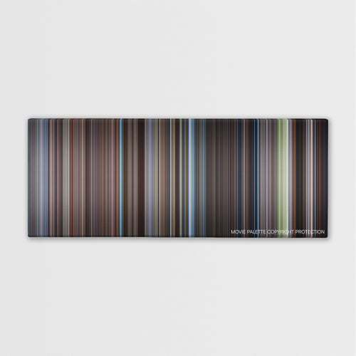 Unfaithful color palette canvas print: thousands of thin vertical stripes of color