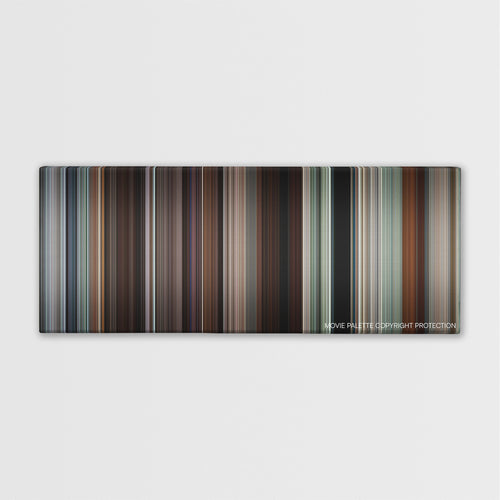 Young Adult color palette canvas print: thousands of thin vertical stripes of color