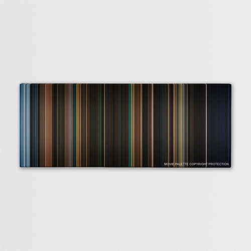 Mama color palette canvas print: thousands of thin vertical stripes of color