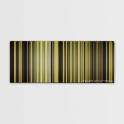 Enemy color palette canvas print: thousands of thin vertical stripes of color