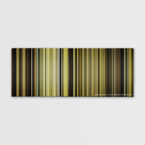 Enemy color palette canvas print: thousands of thin vertical stripes of color