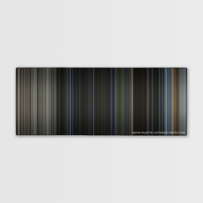 Bright color palette canvas print: thousands of thin vertical stripes of color