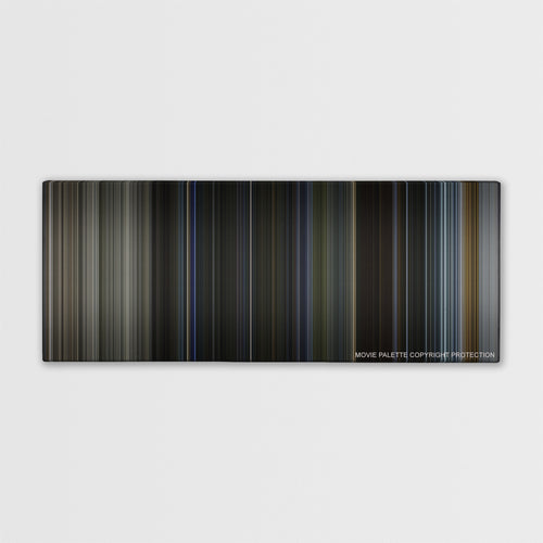 Bright color palette canvas print: thousands of thin vertical stripes of color