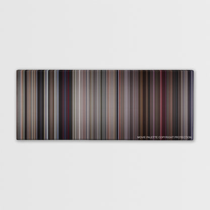 They Live color palette canvas print: thousands of thin vertical stripes of color