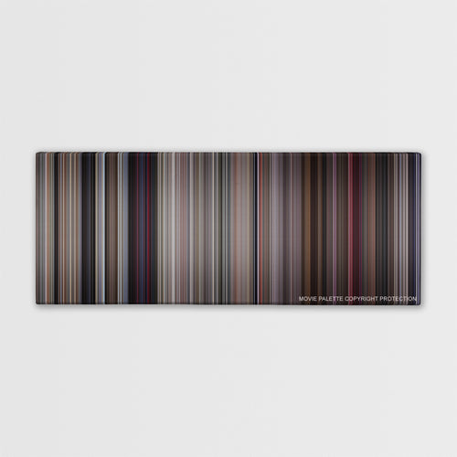 They Live color palette canvas print: thousands of thin vertical stripes of color