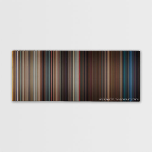 Get Him to the Greek color palette canvas print: thousands of thin vertical stripes of color