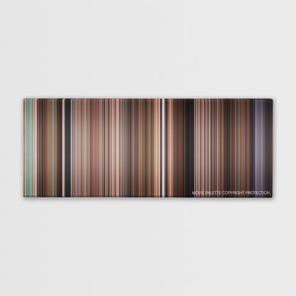 Step Up 2 The Streets color palette canvas print: thousands of thin vertical stripes of color