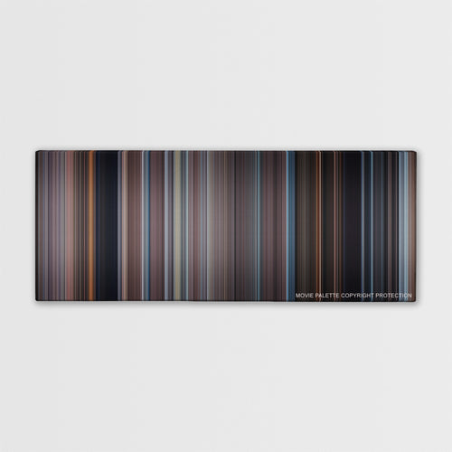 Tucker and Dale vs Evil color palette canvas print: thousands of thin vertical stripes of color
