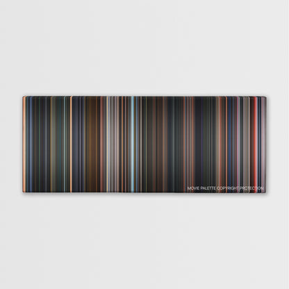 Final Fantasy: The Spirits Within color palette canvas print: thousands of thin vertical stripes of color